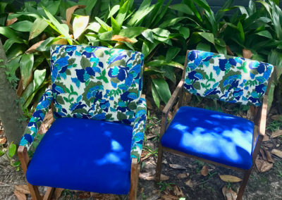 $1 RUMMAGE SALE OFFICE CHAIRS TURNED CHIC