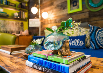 Eclectic Industrial Living Room