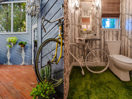 A Nature Lover’s Half Bath